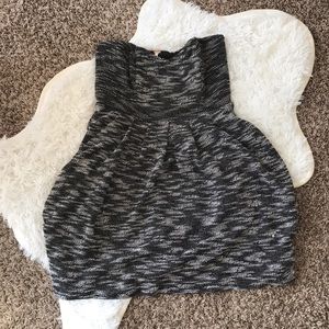 Free People Nyima Knitted drape mini dress